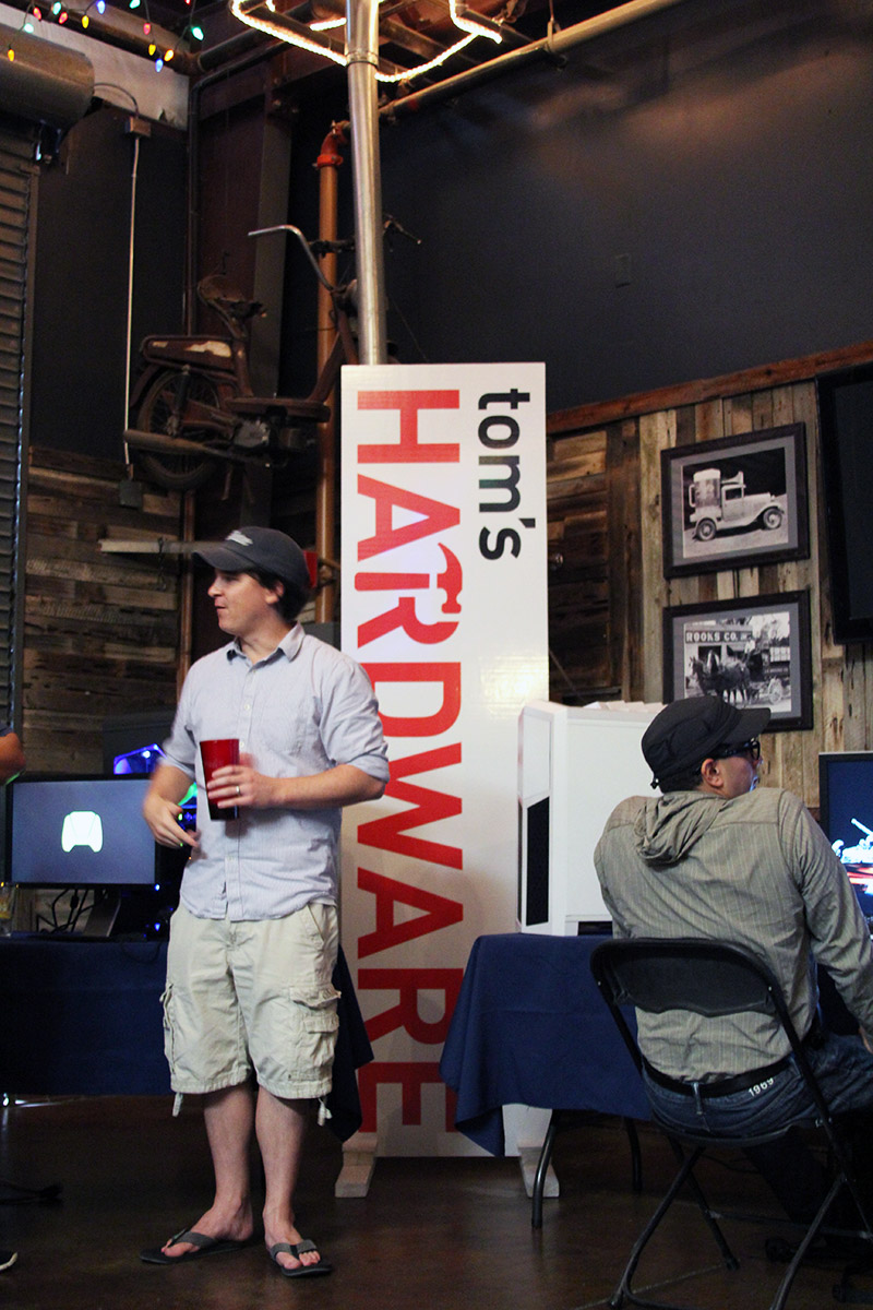 Here I am, talking to the attendees about what we have planned.