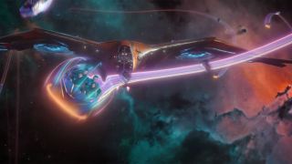 Trailer for Guardians of the Galaxy Cosmic Rewind shows off the ride theming.