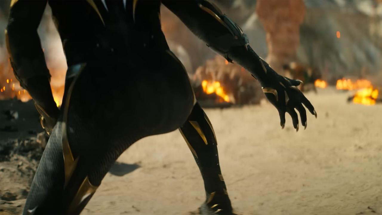 Kuvakaappaus uudesta Black Pantherista elokuvassa Black Panther: Wakanda Forever