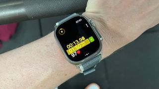 Apple Watch Ultra 2 using traditional strength training