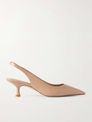 Naomi Leather Slingback Pumps