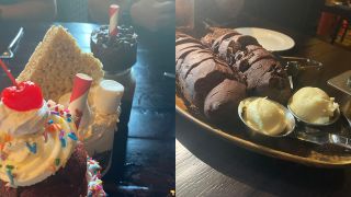 Milkshakes the size of your face and chocolate almond bread at Toothsome Chocolate Emporium