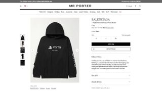 Balenciaga PS5 hoodie