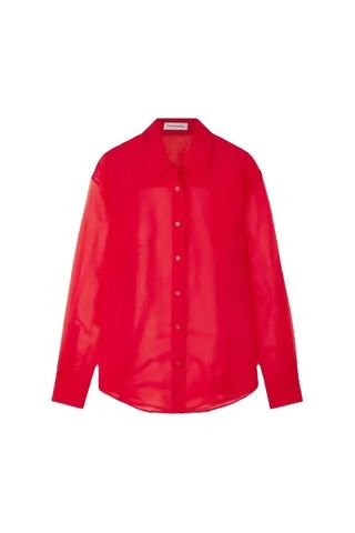 Peri Silk-Blend Shirt