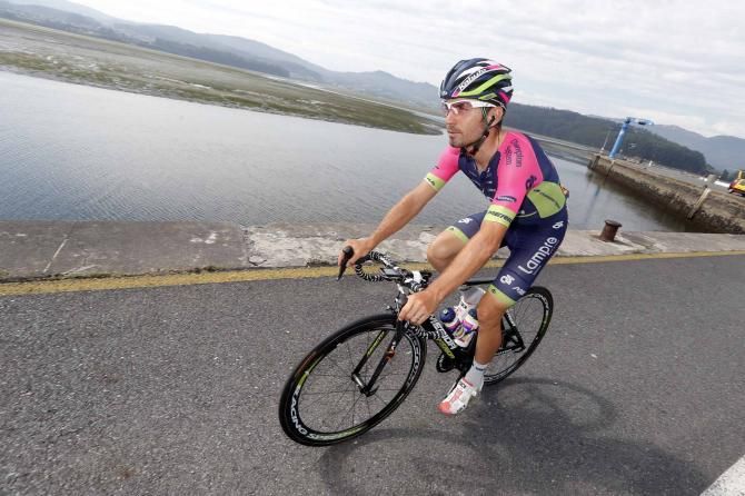 Elia Favilli was in the break of the day on stage 17 of the Vuelta a Espa&ntilde;a.