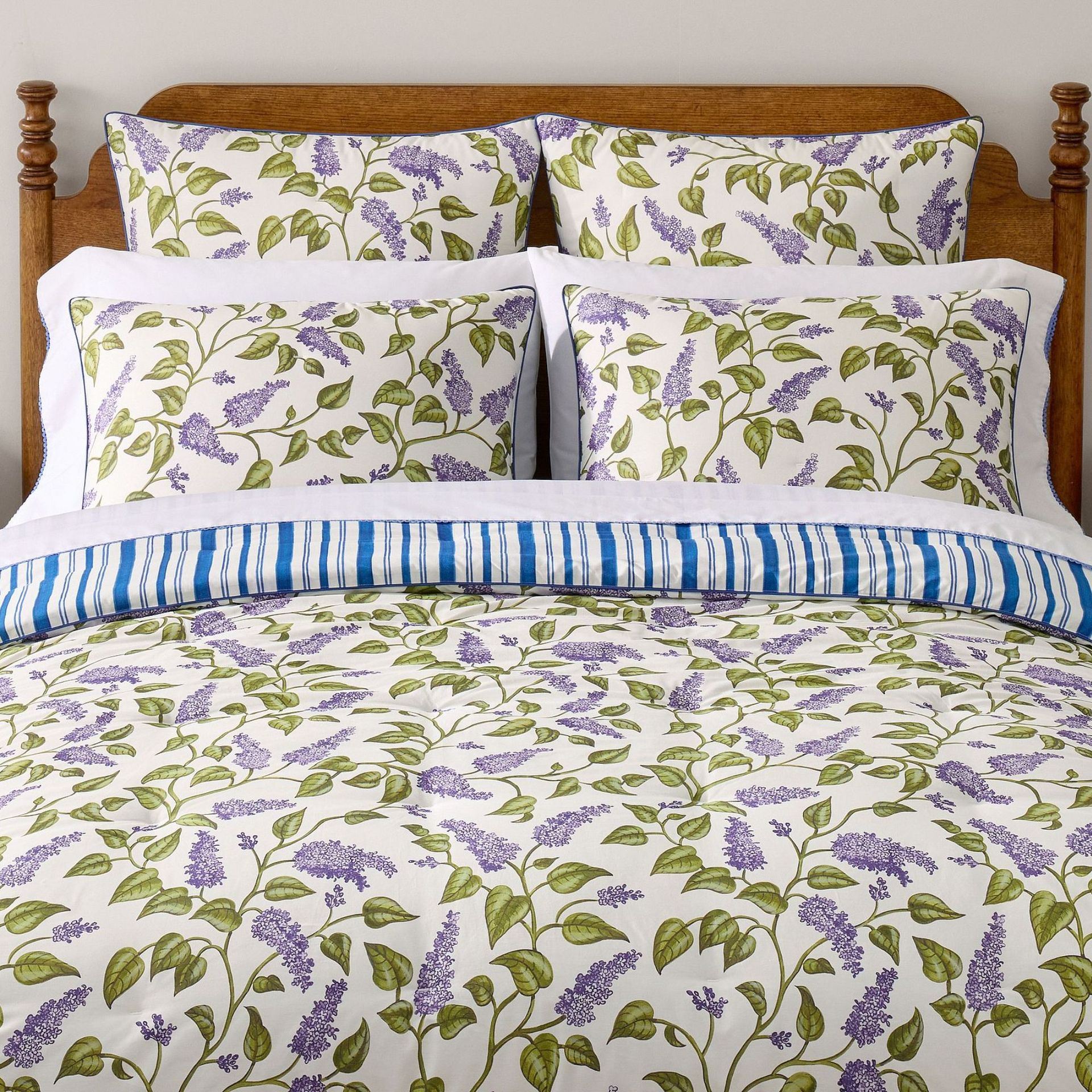 Mark D. Sikes Lilac Fields Reversible Comforter