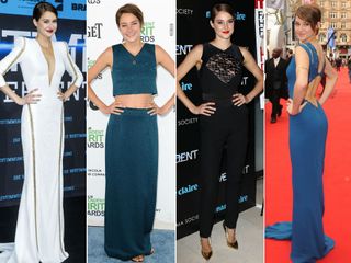 Shailene Woodley Divergent red carpet