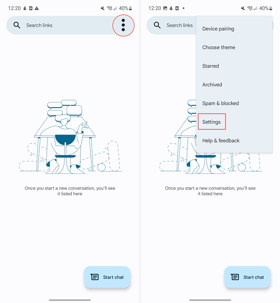 How To Set Up Rcs Chat On Samsung Phones With Samsung Messages Android Central