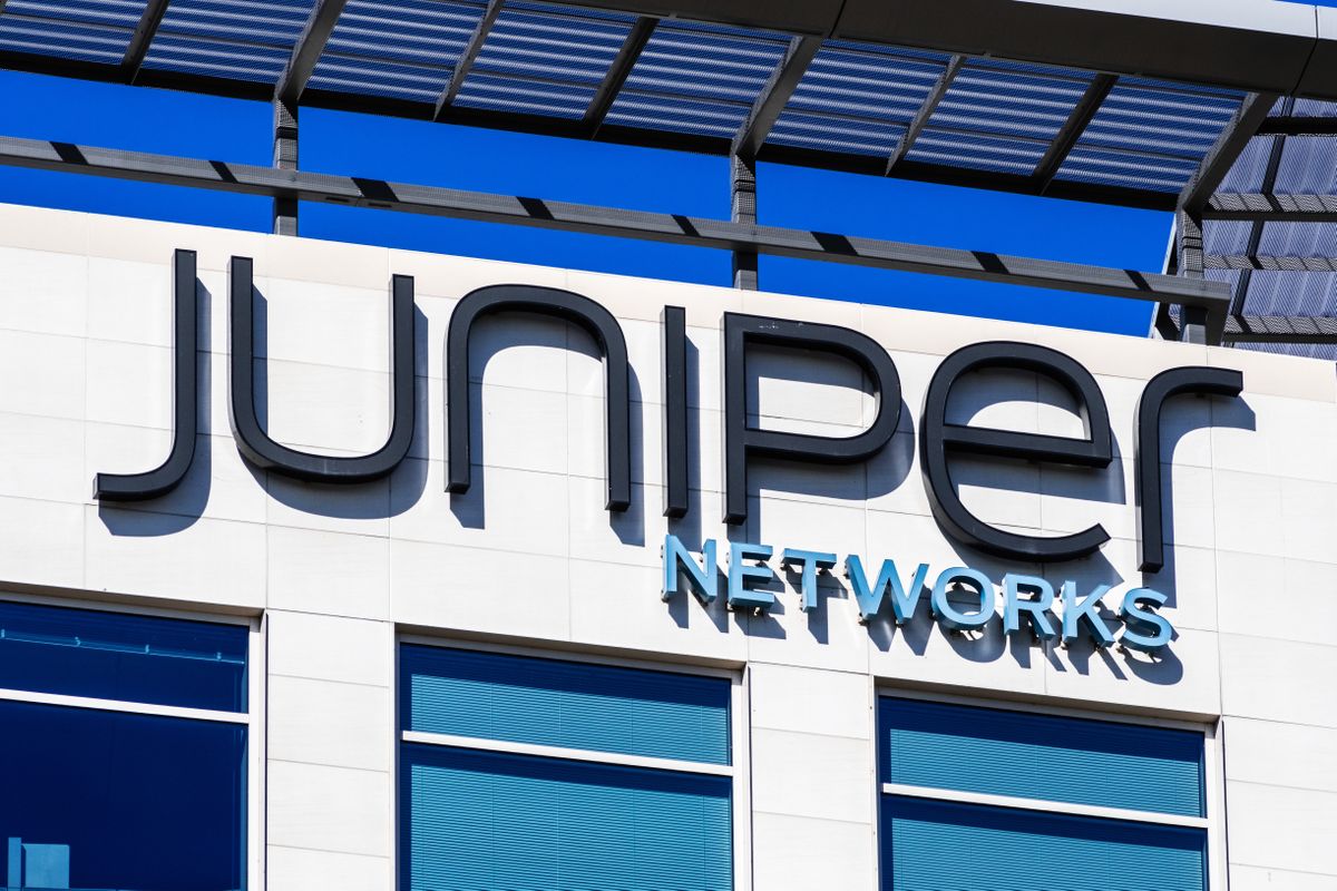 Juniper Networks sign on a building