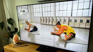 Netflix's Nike Training Club yoga session