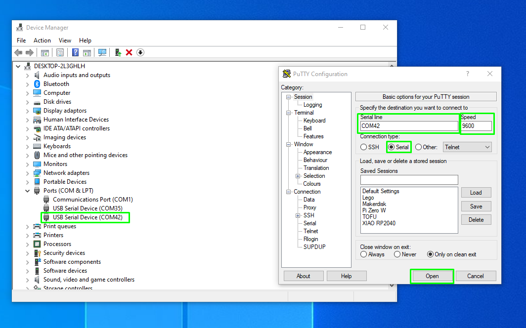 Serial Port Notifier