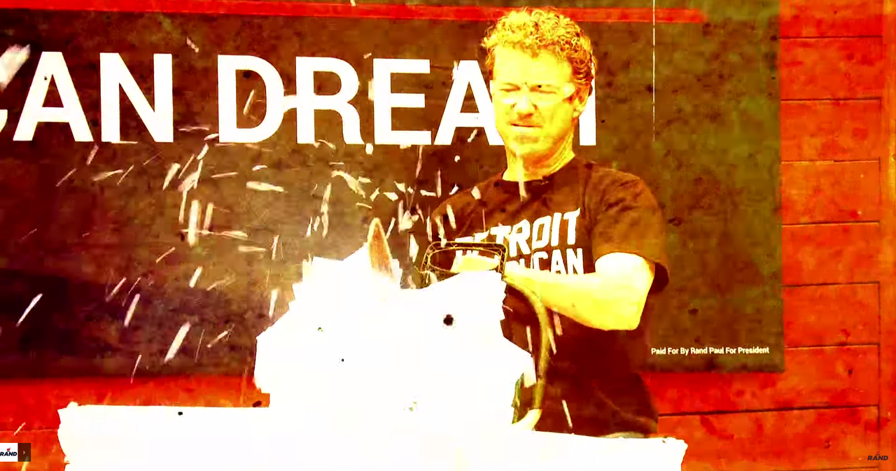 Rand Paul in a 2016 presidential campaign video