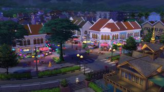 The world of The Sims 4 For Rent