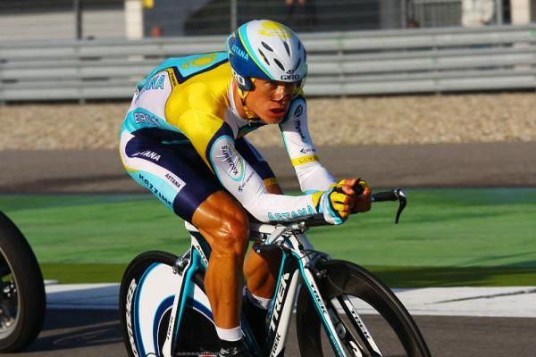 Alexander Vinokourov (Astana) in his first Grand Tour since 2007.