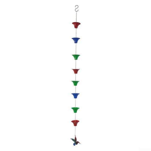 Homeponnew 1pcs 20 * 8 * 8cm Outdoor Rain Chain With Creative Design, for Durable Material for Long Lasting Functionality and Aesthetic Appeal