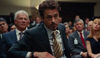 Iron Man 2 Tony testifies in front of the Senate