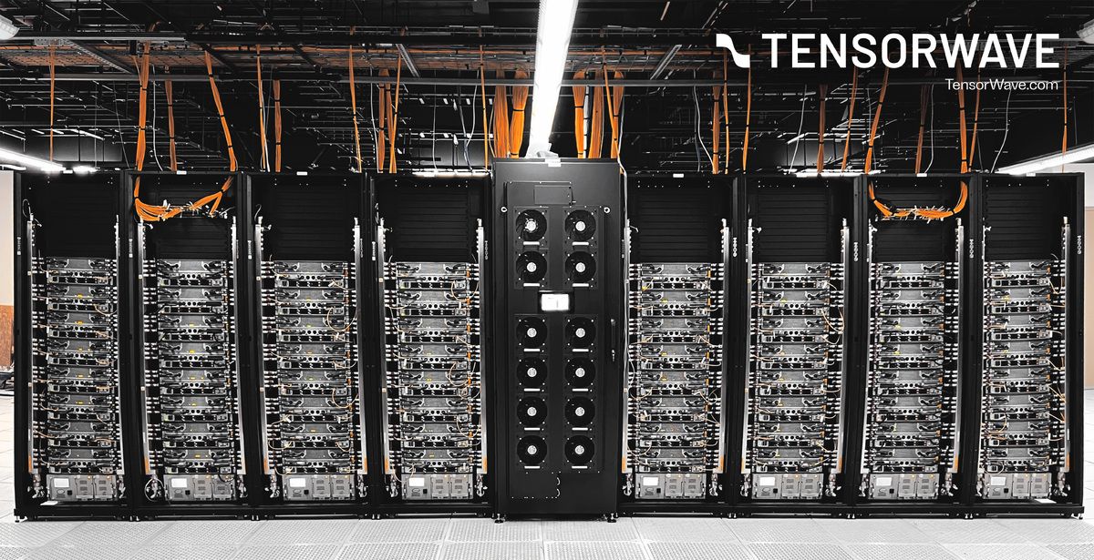 TensorWave just deployed the largest AMD GPU training
