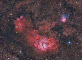 Sagittarius Nebulas by Hancock