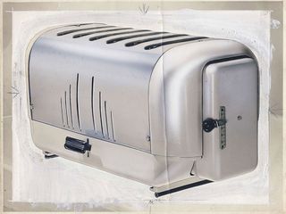 six slice toaster with a built in timer