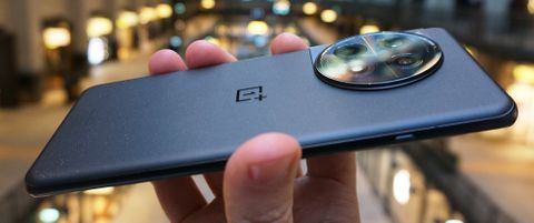 OnePlus 12R review handheld side angled 21:9
