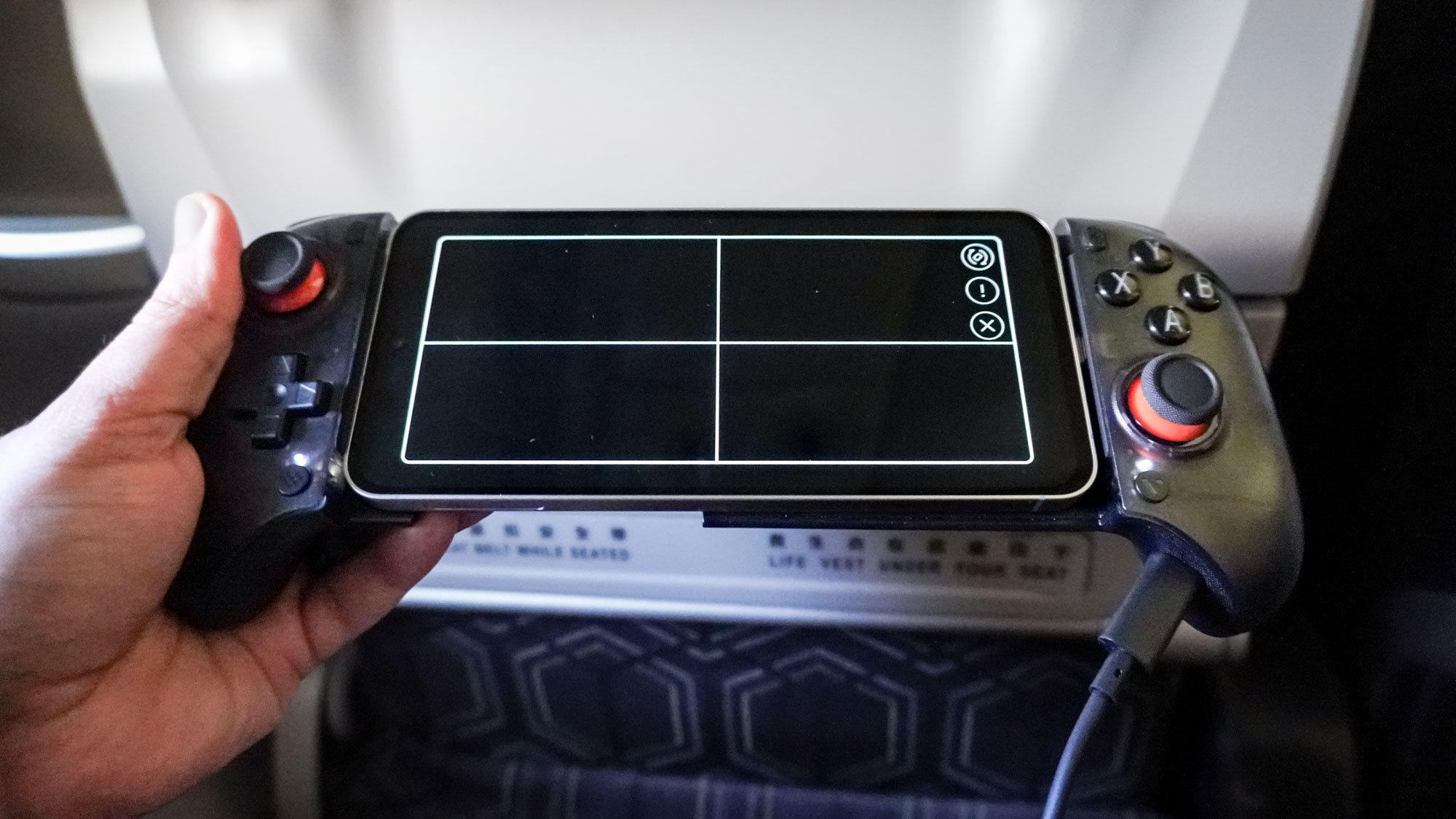 Using the Viture x 8BitDo Ultimate Mobile Gaming Controller with Samsung's DeX on a plane