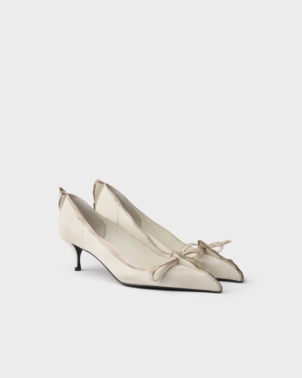 Prada, Antiqued Leather Pumps