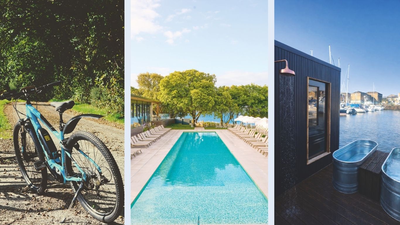 bike, pool, sauna