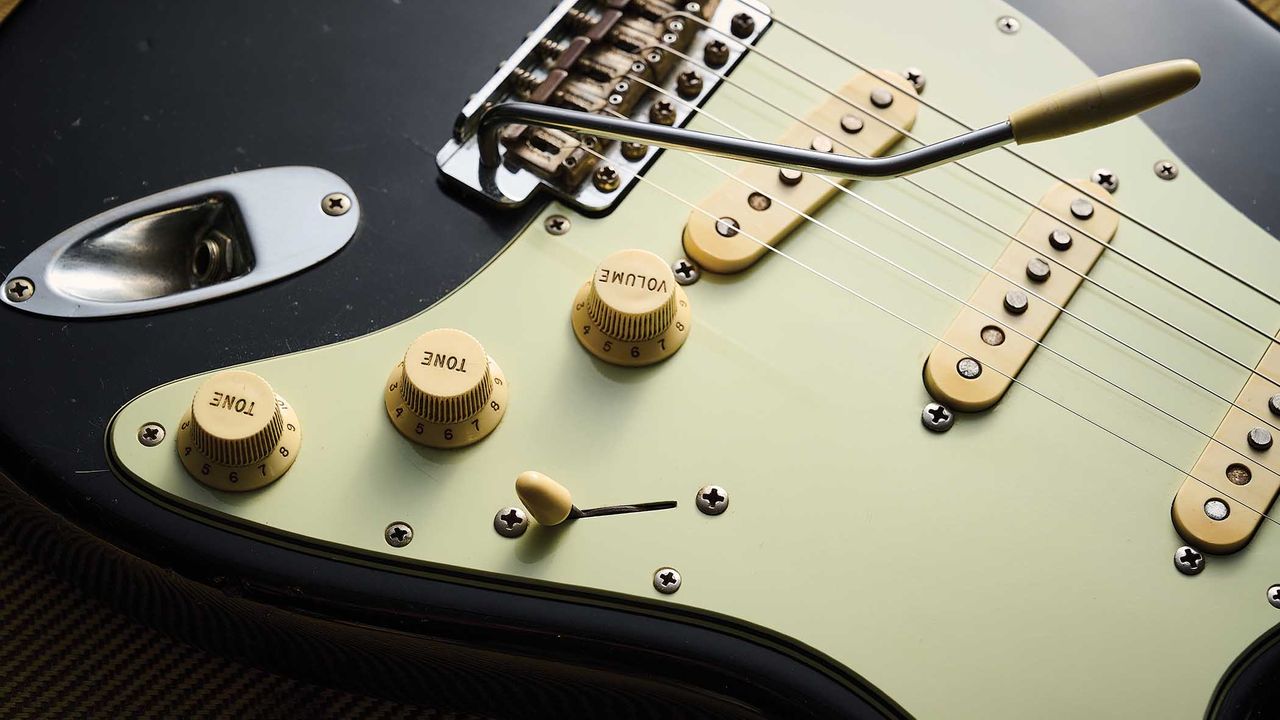 A 1963 Fender Stratocaster that was once owned by Noel Gallagher