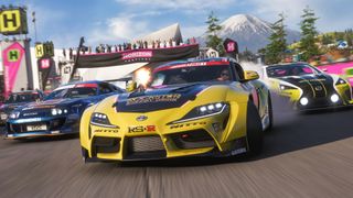 Sports cars rev up their engines at the festival in Forza Horizon 6.