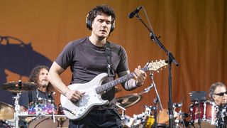  John Mayer of Dead and Company performs during 2023 New Orleans Jazz & Heritage Festival at Fair Grounds Race Course on May 06, 2023 in New Orleans, Louisiana