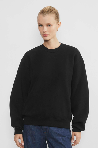 Aritzia Sweatfleece Cozy Fleece Perfect Crew Sweatshirt