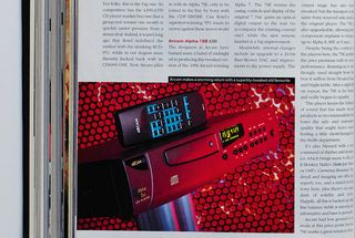 A page from What Hi-Fi? magazine showing the Arcam Alpha 7SE review