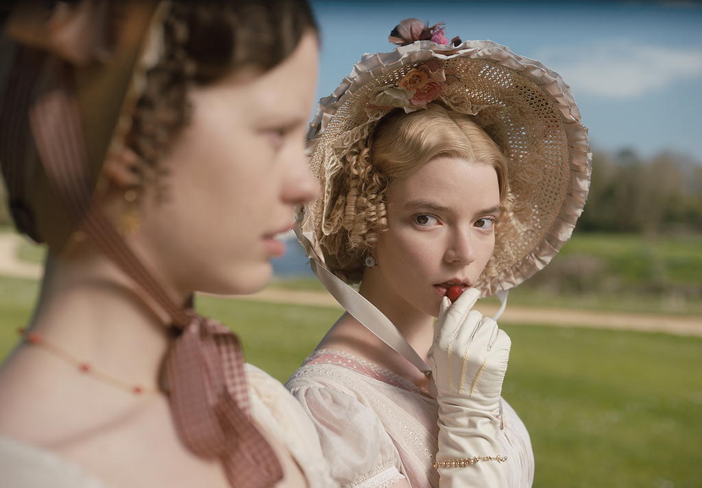 Anya Taylor-Joy as Emma Woodhouse.