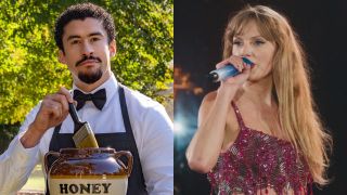 Bad Bunny in Happy Gilmore 2 and Taylor Swift on The Eras Tour movie.