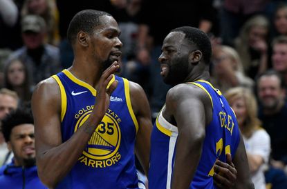 Draymond Green and Kevin Durant.