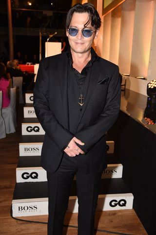 Johnny Depp at The GQ Men Of The Year Awards, 2014