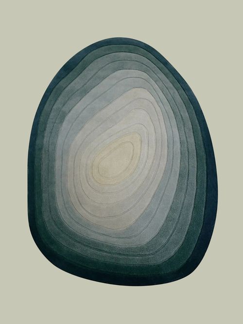 Puddle Ombre Wool Rug