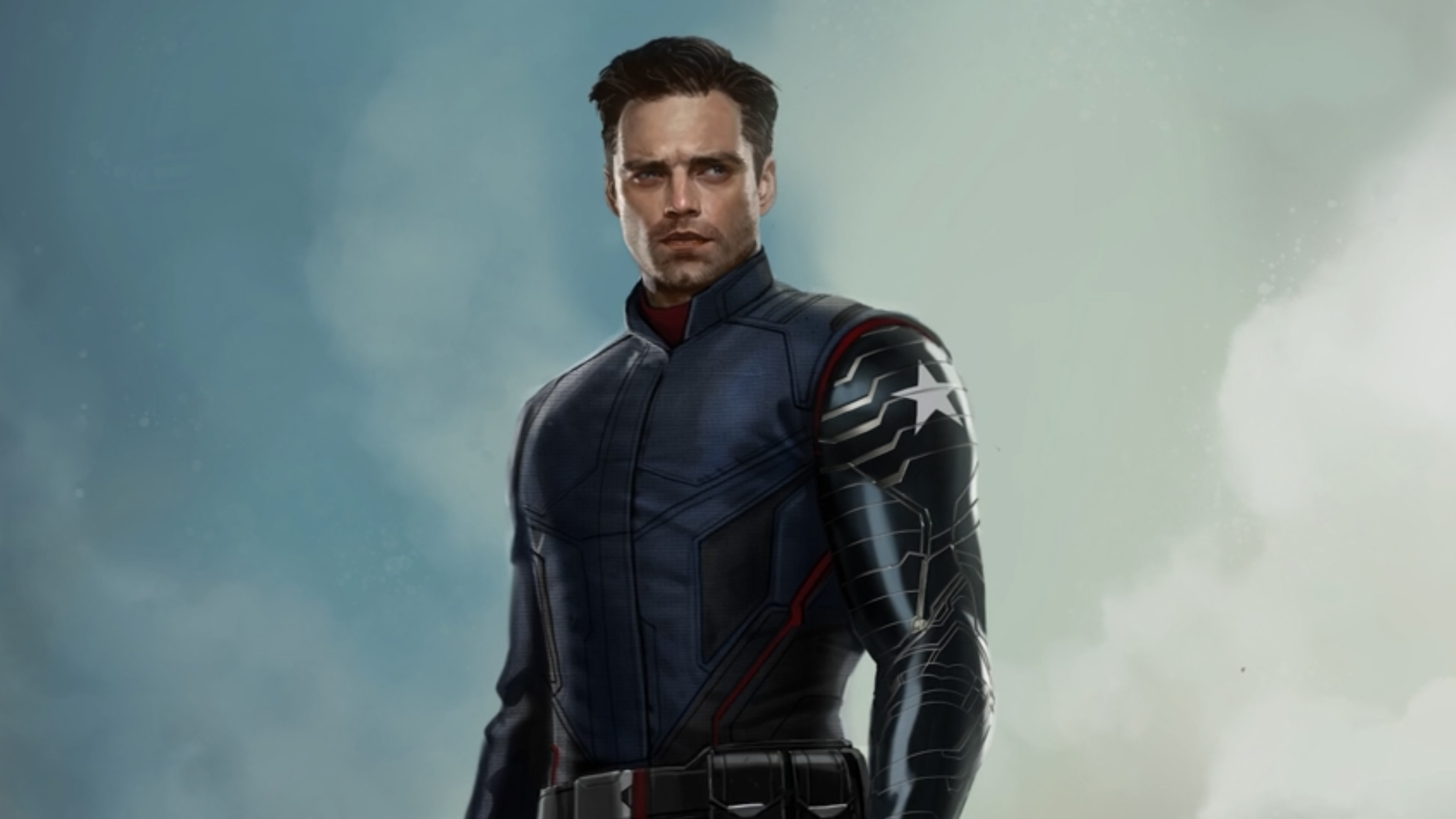 Bucky's new costume, again spotted in Expanding the Universe.