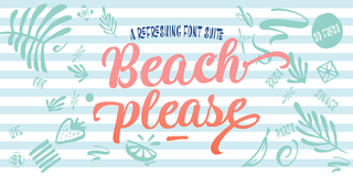 Life's a beach with this chilled out font