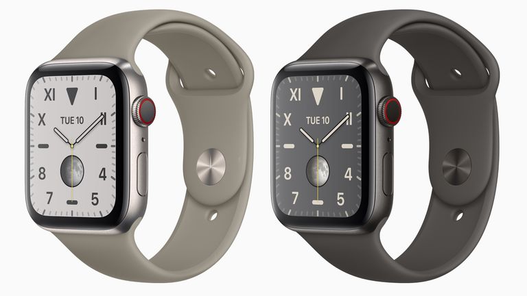 apple watch series 5 titanium black