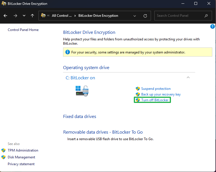 Bitlocker