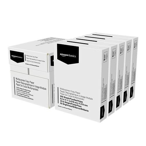 Multipurpose Copy Printer Paper - 5 reams