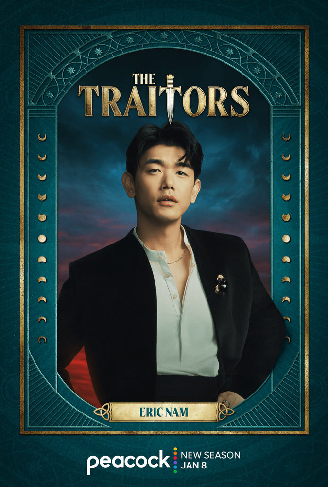 Eric Nam's portrait for 'The Traitors' season 4.