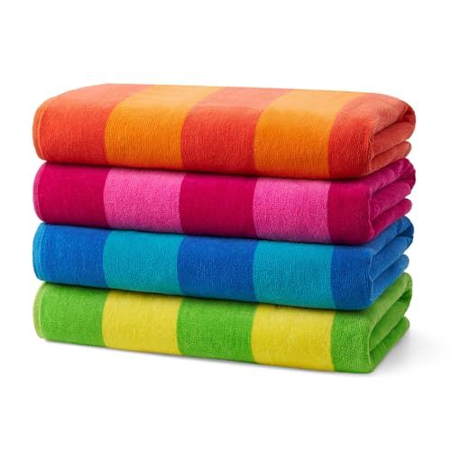Kaufman Soft Oversized Beach Towels (4 Pack)