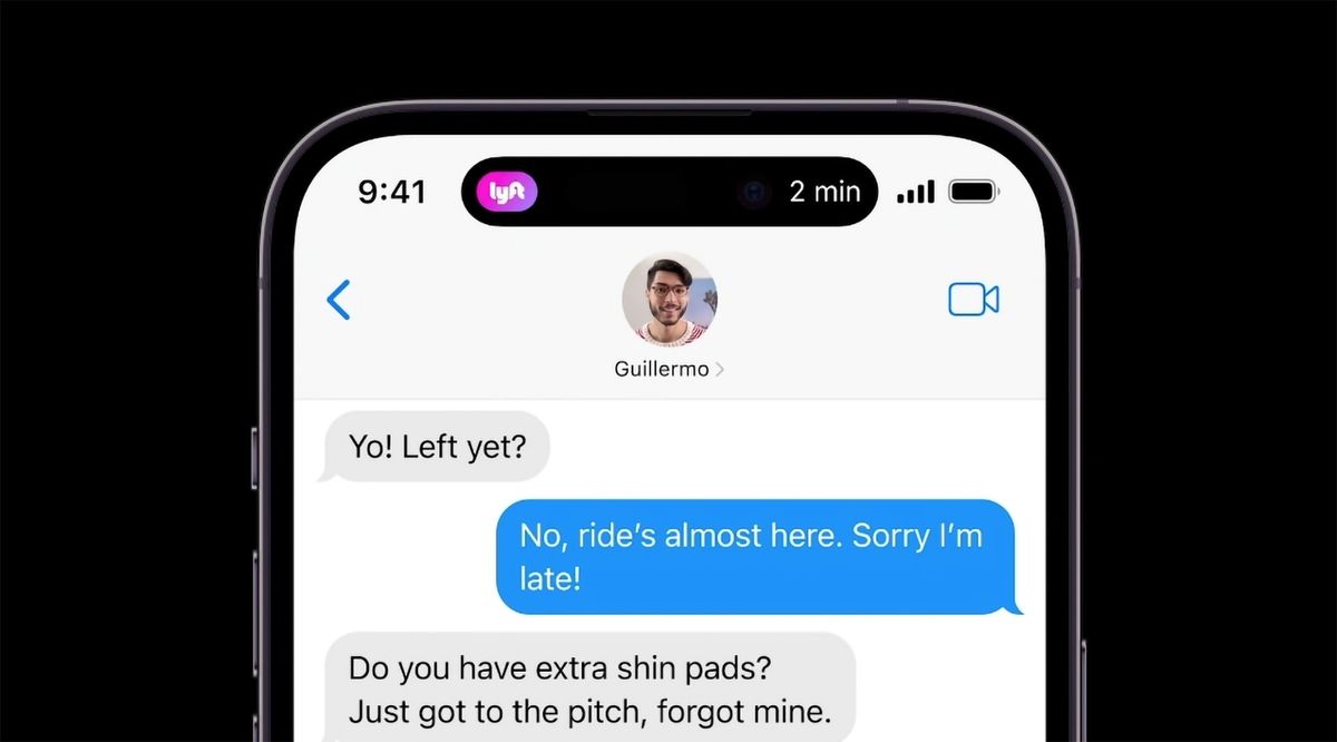 Examples of how the iPhone 14 Pro's Dynamic Island screen cut out can be useful