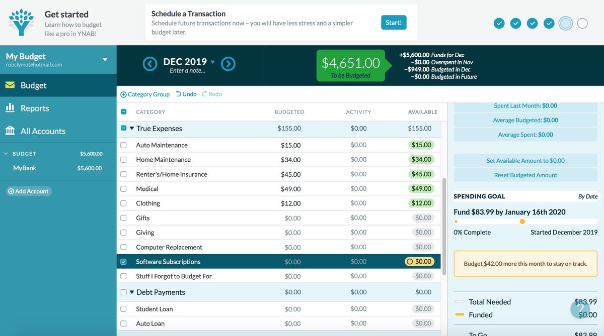 You Need a Budget (YNAB) TechRadar