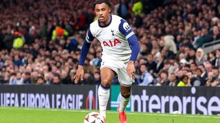 Tottenham Hotspur v AZ - UEFA Europa League 2024/25 League Phase MD3London, England - October 24: Wilson Odobert of Tottenham Hotspur during the UEFA Europa League 2024/25 League Phase MD3 match between Tottenham Hotspur and AZ at Tottenham Hotspur Stadium on October 24, 2024 in London, England. (Photo by Ryan Crockett/DeFodi Images via Getty Images)