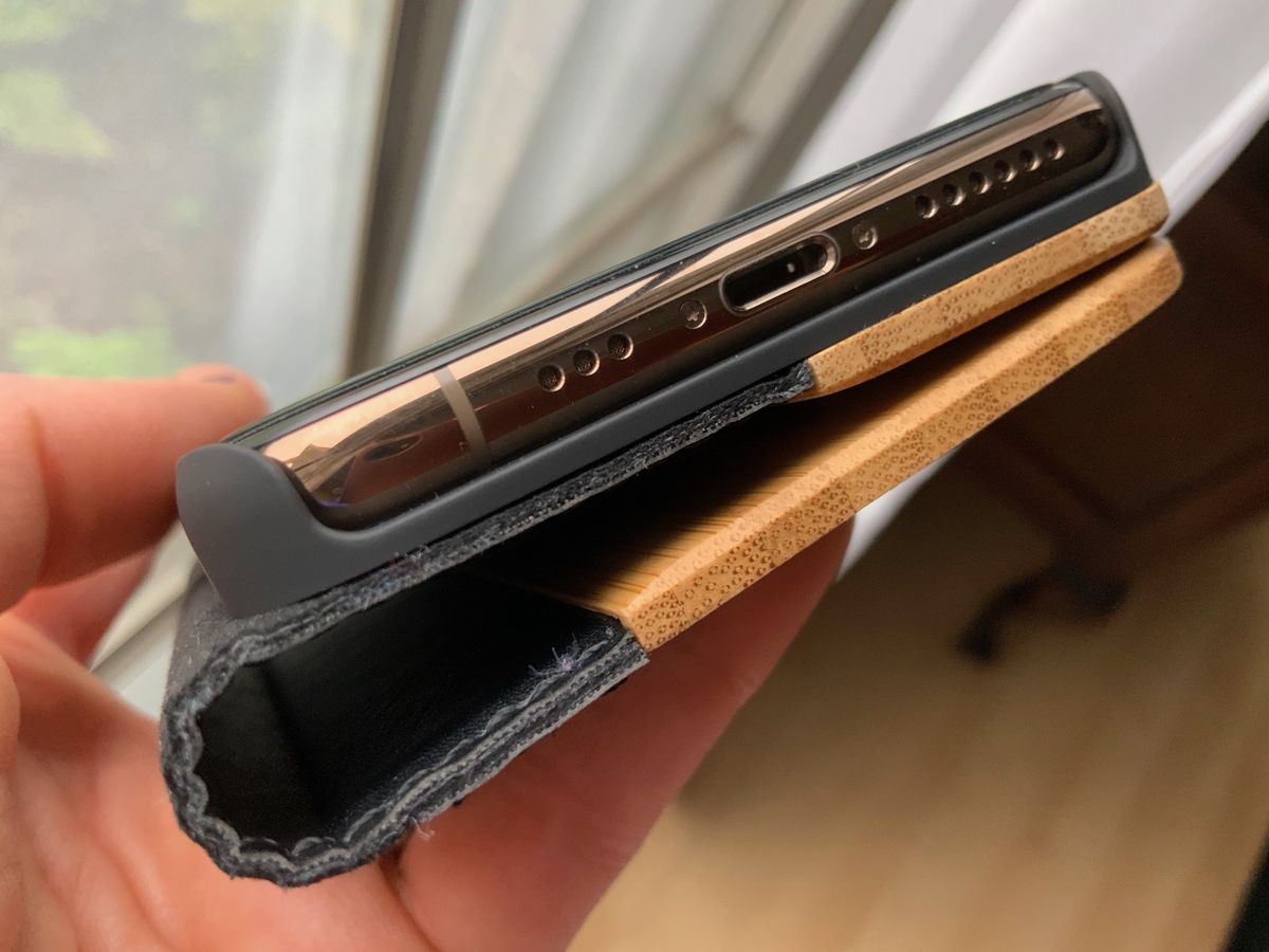 Snakehive Wood Wallet iPhone Case