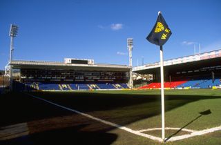 General view of Selhurst Park in 1995, when it was home to both Crystal Palace and Wimbledon.