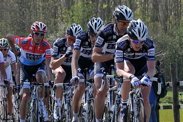 The Saxo Bank team took responsibility for the chase.